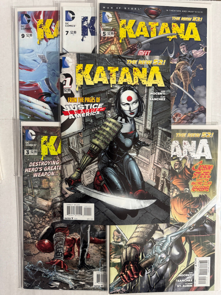 KATANA #1-10 SET David Finch Covers