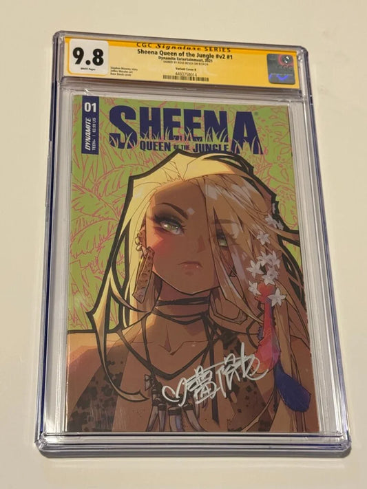 SHEENA Queen of The Jungle #1 CGC SS 9.8 Rose Besch Variant SIGNED
