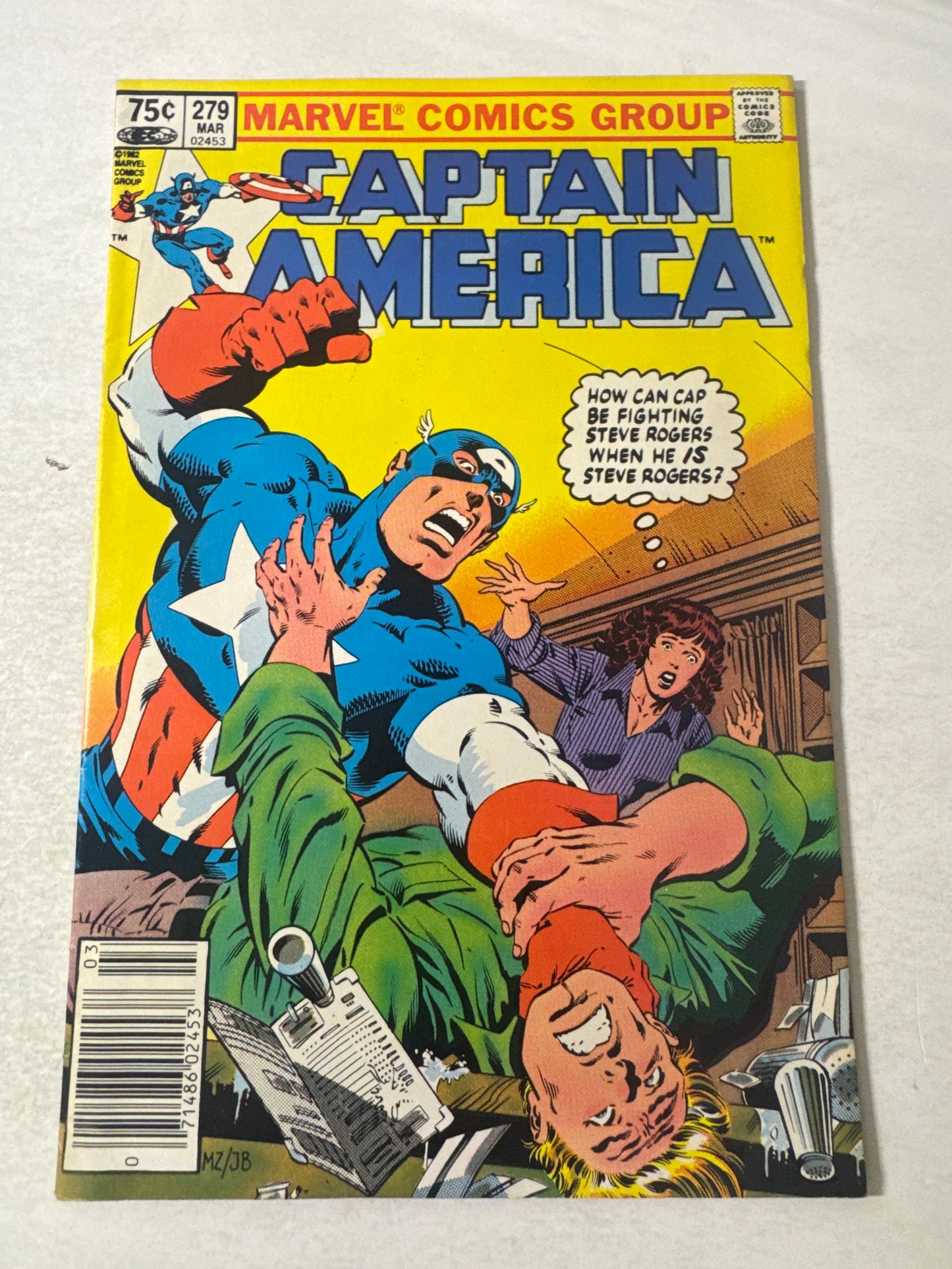 CAPTAIN AMERICA #279 FN/VF CANADIAN PRICE VARIANT