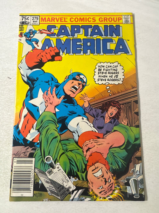 CAPTAIN AMERICA #279 FN/VF CANADIAN PRICE VARIANT