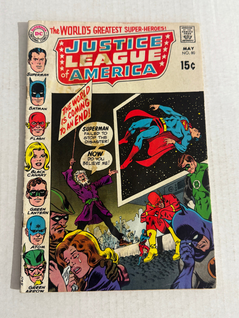 JUSTICE LEAGUE OF AMERICA #80 GD+
