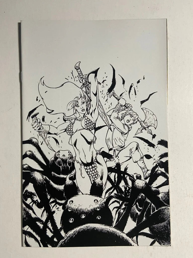 KILLING RED SONJA #3 1:15 B/W Virgin Castro Variant