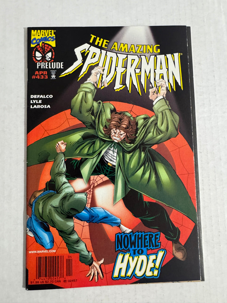 AMAZING SPIDER-MAN #433 VF+ NEWSSTAND