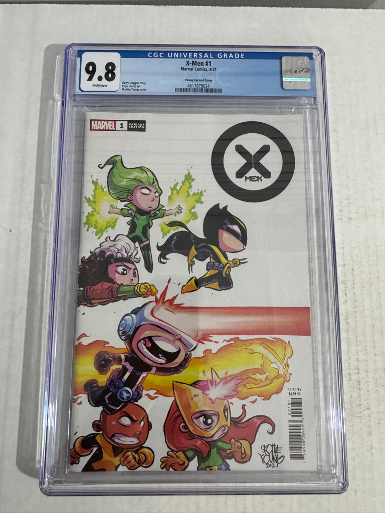 X-MEN #1 9.8 CGC Skottie Young Variant
