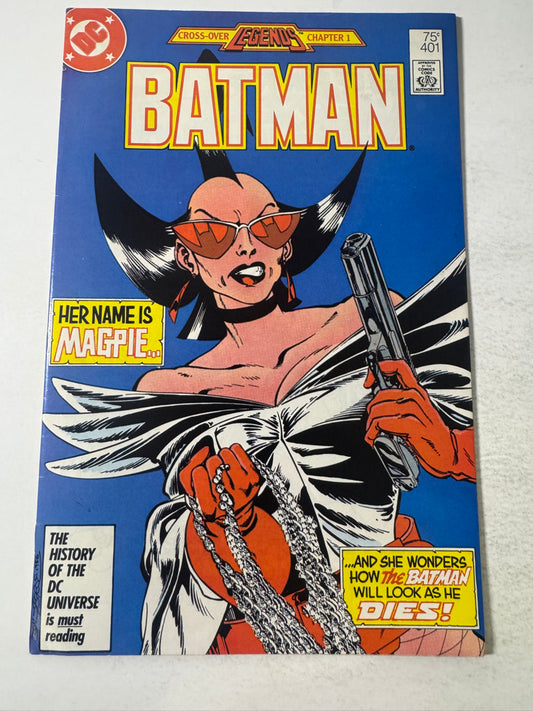BATMAN #401 FN+ Cover date Variant