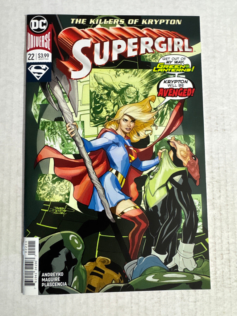 SUPERGIRL #22 Vol 7 NM Terry Dodson Cover