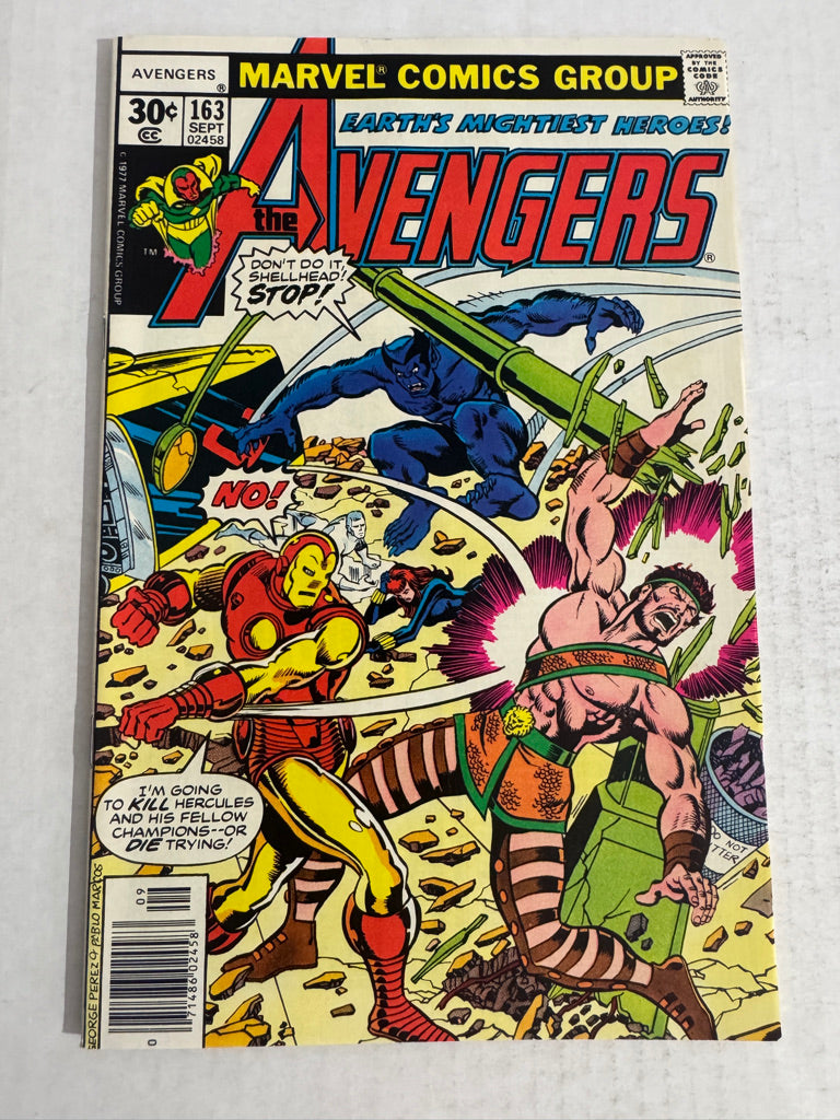 AVENGERS #163 NM- George Perez Cover