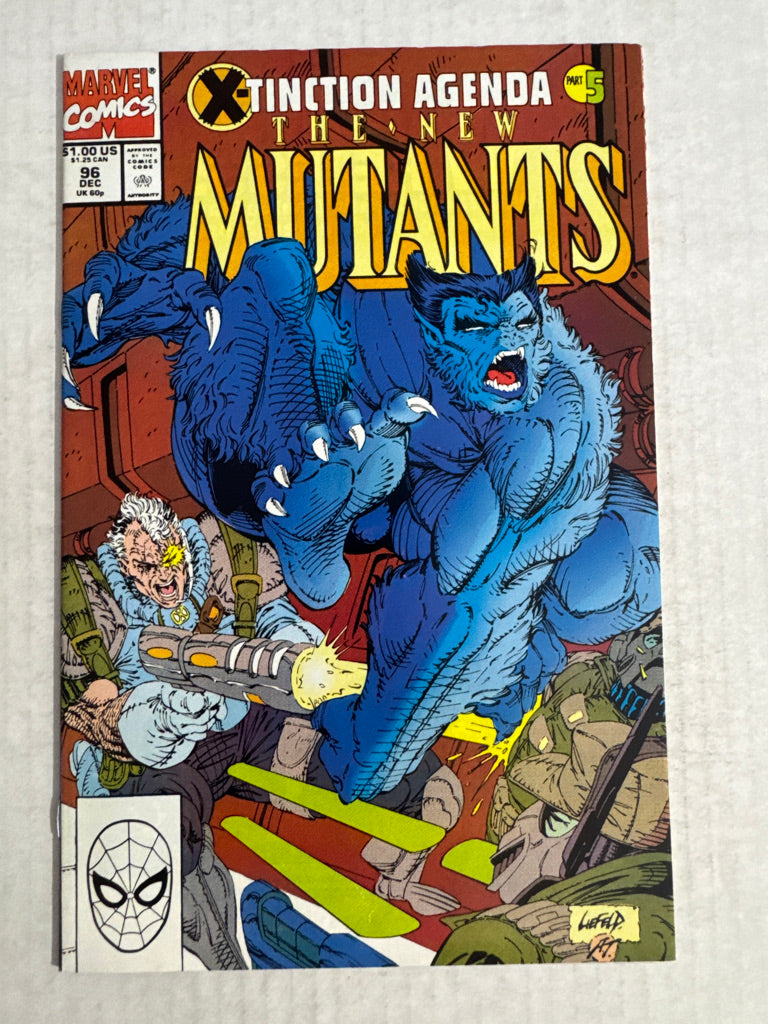 NEW MUTANTS #96 NM-  Rob Liefeld Cover