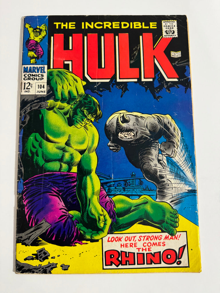 INCREDIBLE HULK #104 VG