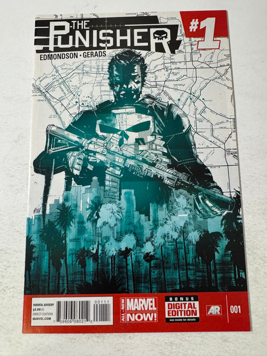 PUNISHER #1 Vol 9 NM Mitch Gerads Cover