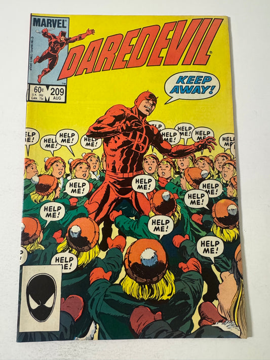 DAREDEVIl #209 VF/NM