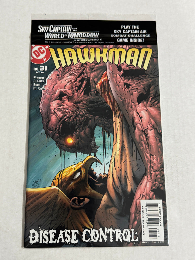 HAWKMAN #31 Vol 4 NM Greg Land Cover SEALED