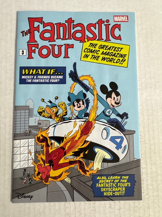 FANTASTIC FOUR #28 Vol 7 NM Disney Homage Variant