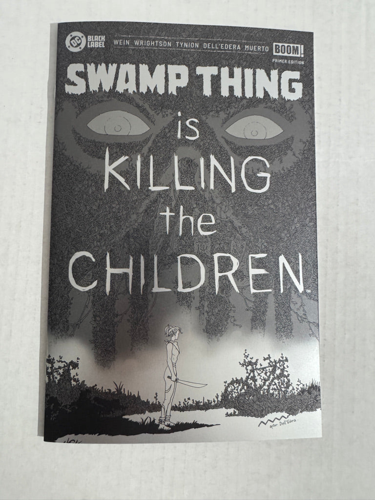 SWAMP THING IS KILLING THE CHILDREN #1 Primer Edition NM NYCC Foil Grey Tone Variant