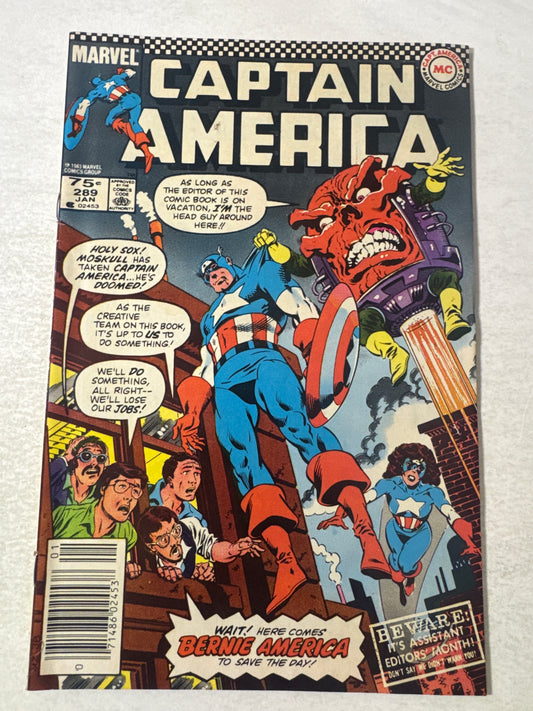 CAPTAIN AMERICA #289 FN/VF CANADIAN PRICE VARIANT