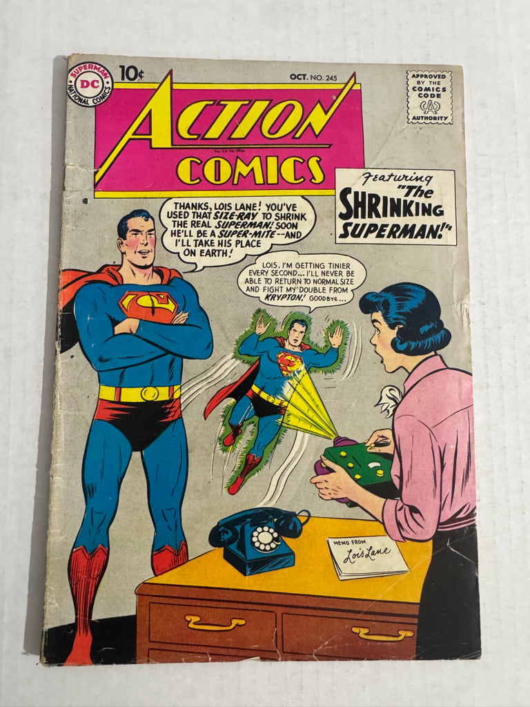 ACTION COMICS #245 GD+