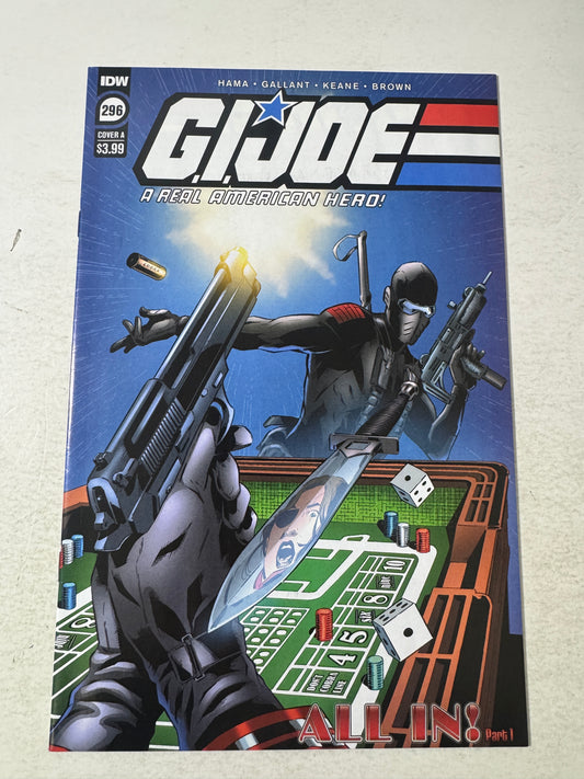 GI JOE A Real American Hero #296 NM
