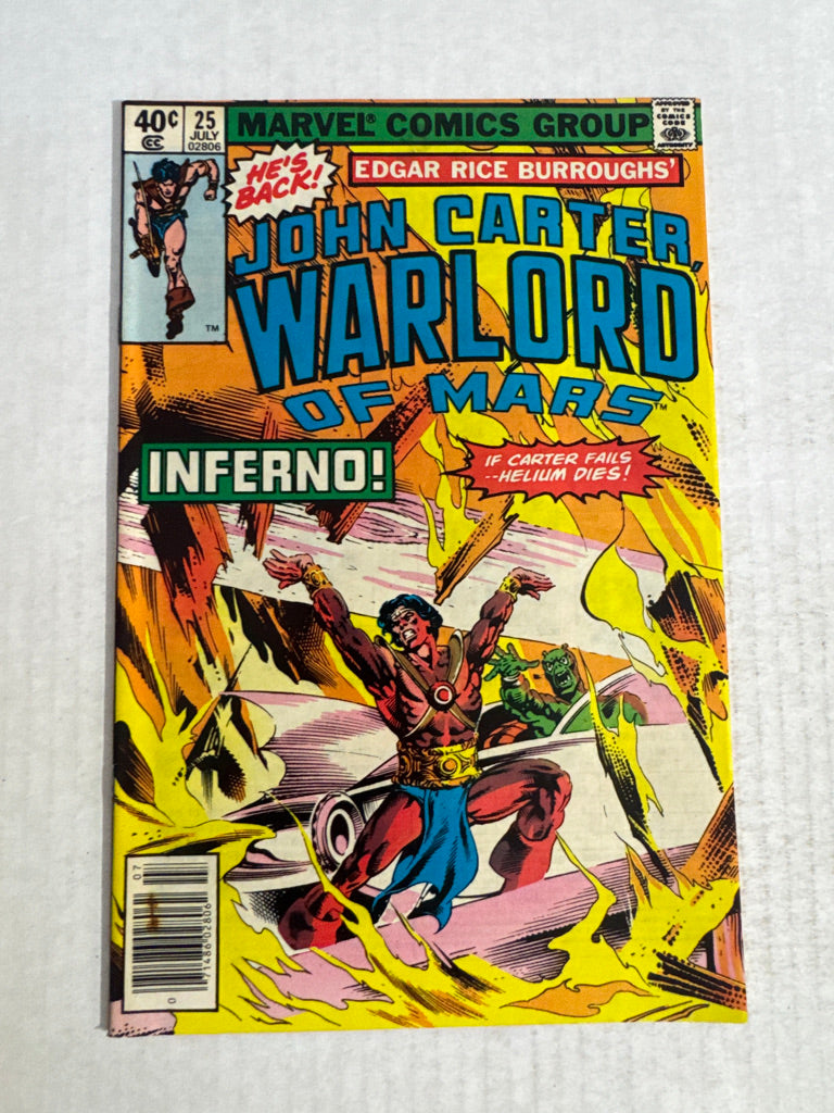 JOHN CARTER WARLORD OF MARS #25 VG/FN