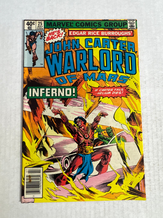 JOHN CARTER WARLORD OF MARS #25 VG/FN
