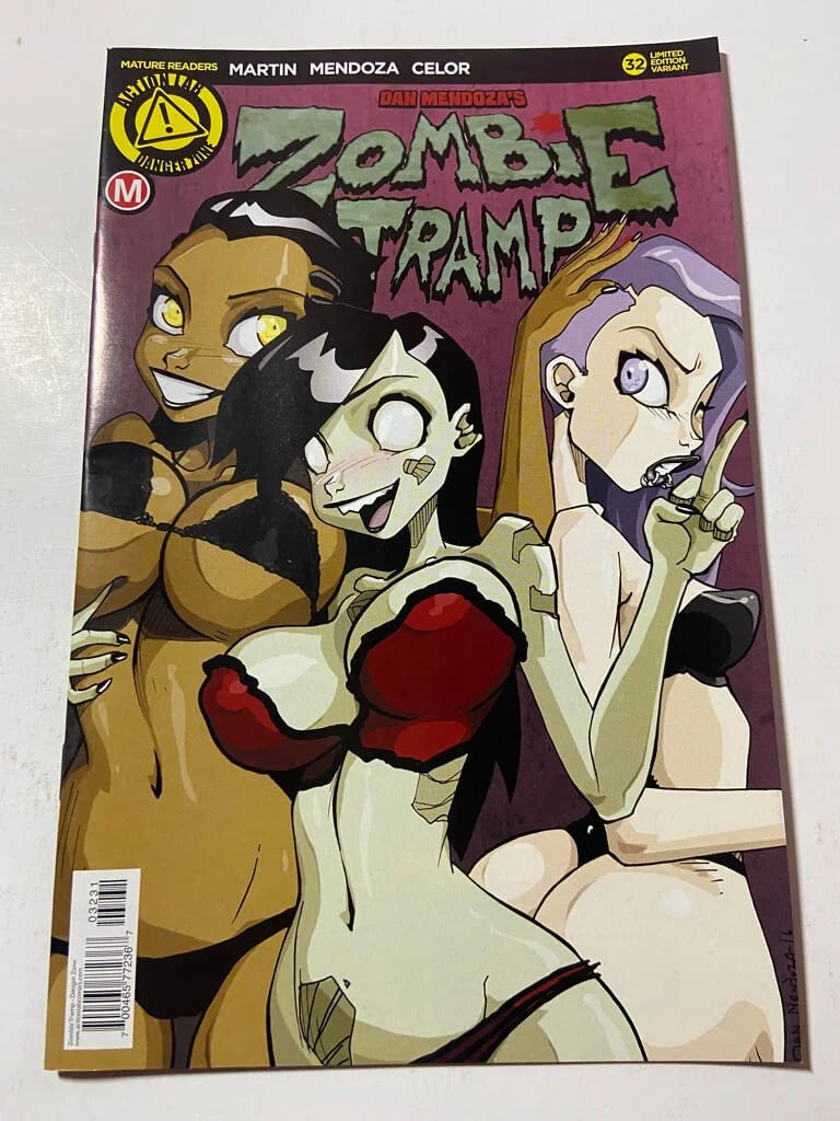 ZOMBIE TRAMP #32 VF/NM Dan Mendoza Variant