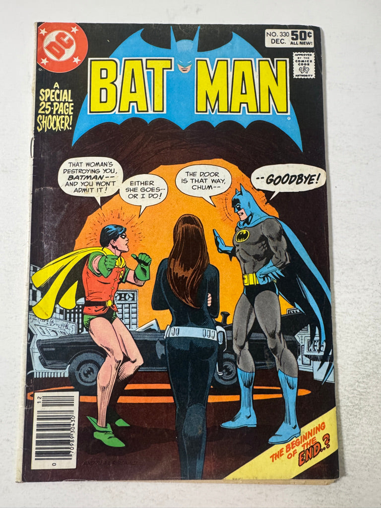 BATMAN #330 VG- NEWSSTAND
