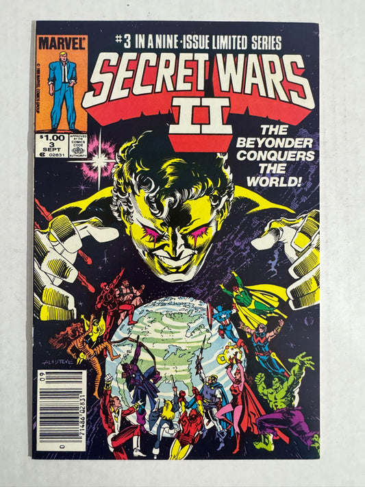 SECRET WARS II #3 NM- CANADIAN PRICE VARIANT 1ST APPEARANCE