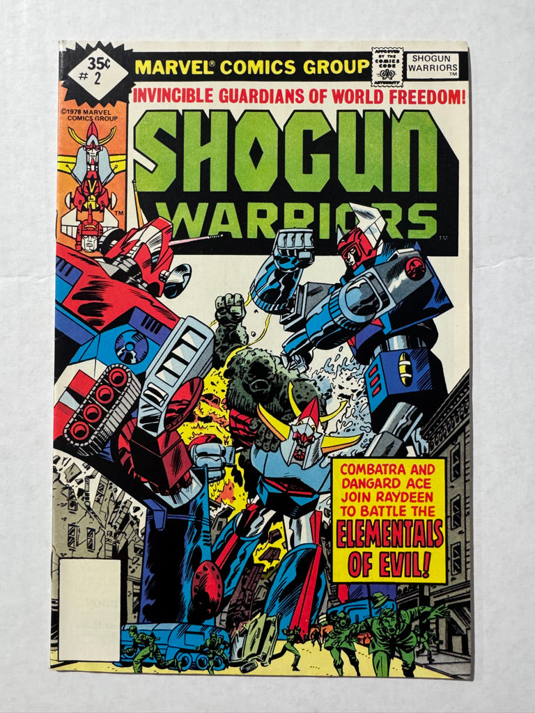 SHOGUN WARRIORS #2 WHITMAN VARIANT