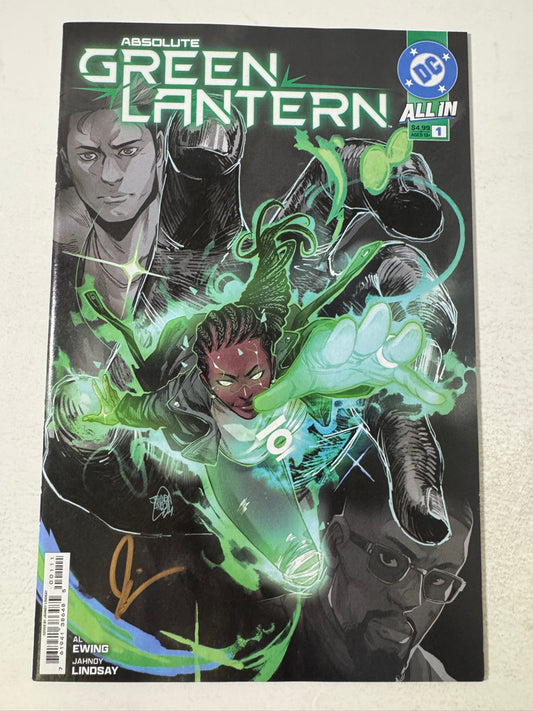 ABSOLUTE GREEN LANTERN #1 NM SIGNED by Jahnoy Lindsay