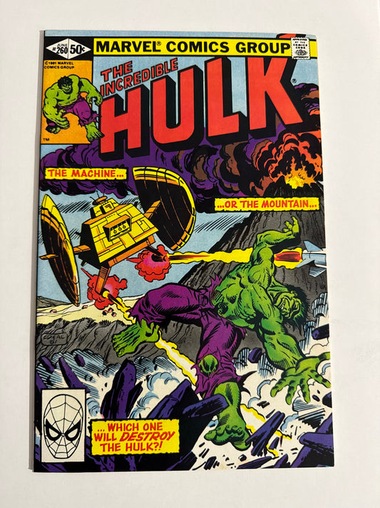 INCREDIBLE HULK #260 NM