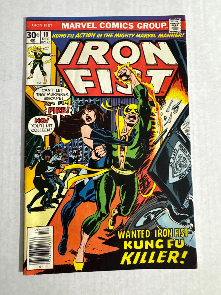 IRON FIST #10 VG John Byrne Cover