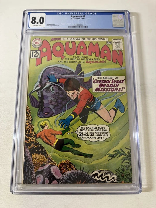 AQUAMAN #2 CGC 8.0
