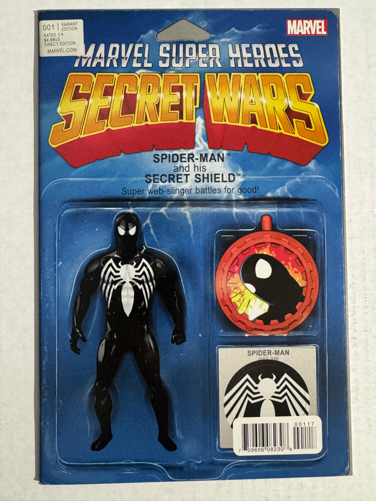 SECRET WARS #1 NM Christopher Action Figure Variant