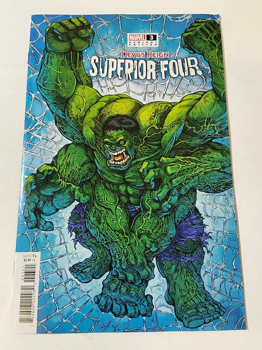 DEVIL'S REIGN SUPERIOR FOUR #3 NM Superlog Variant
