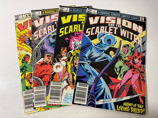 VISION AND THE SCARLET WITCH #1-4 VF SET CANADIAN PRICE VARIANT