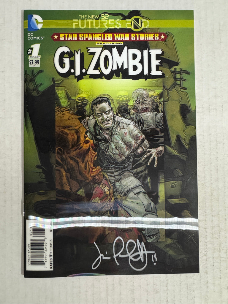 STAR SPANGLED WAR STORIES Featuring GI ZOMBIE #1 NM Lenticular Cover SIGNED by Jimmy Palmiotti