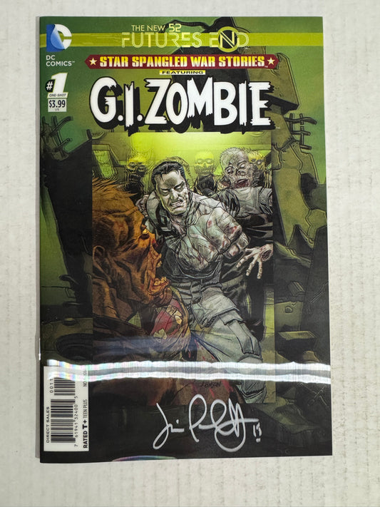 STAR SPANGLED WAR STORIES Featuring GI ZOMBIE #1 NM Lenticular Cover SIGNED by Jimmy Palmiotti