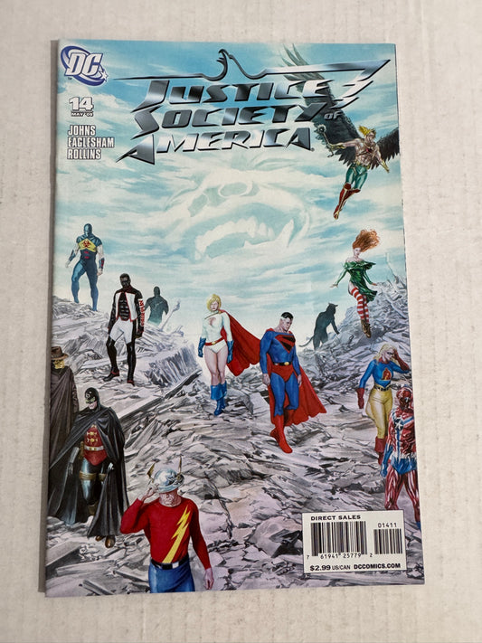 JUSTICE SOCIETY OF AMERICA #14 Vol 3 NM Alex Ross Cover