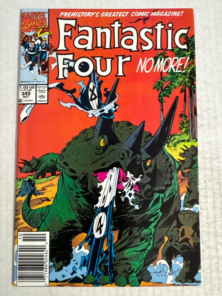 FANTASTIC FOUR #345 NM- Walt Simonson Cover NEWSSTAND
