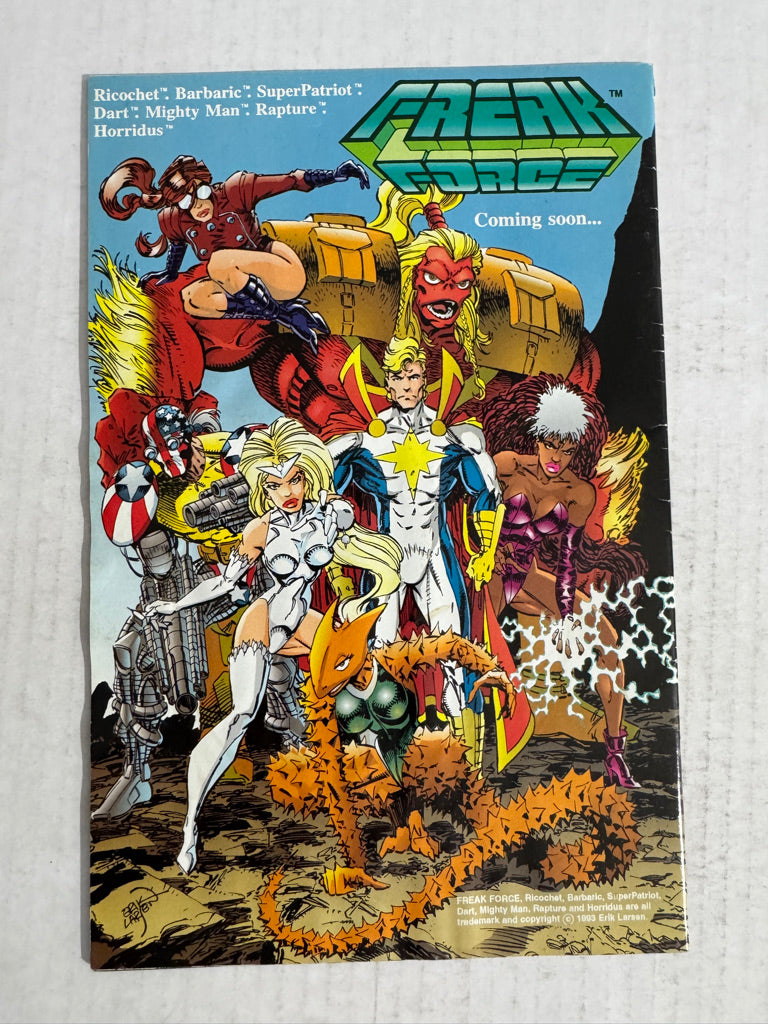 SAVAGE DRAGON #1 Vol 2 VG SIGNED by Erik Larsen