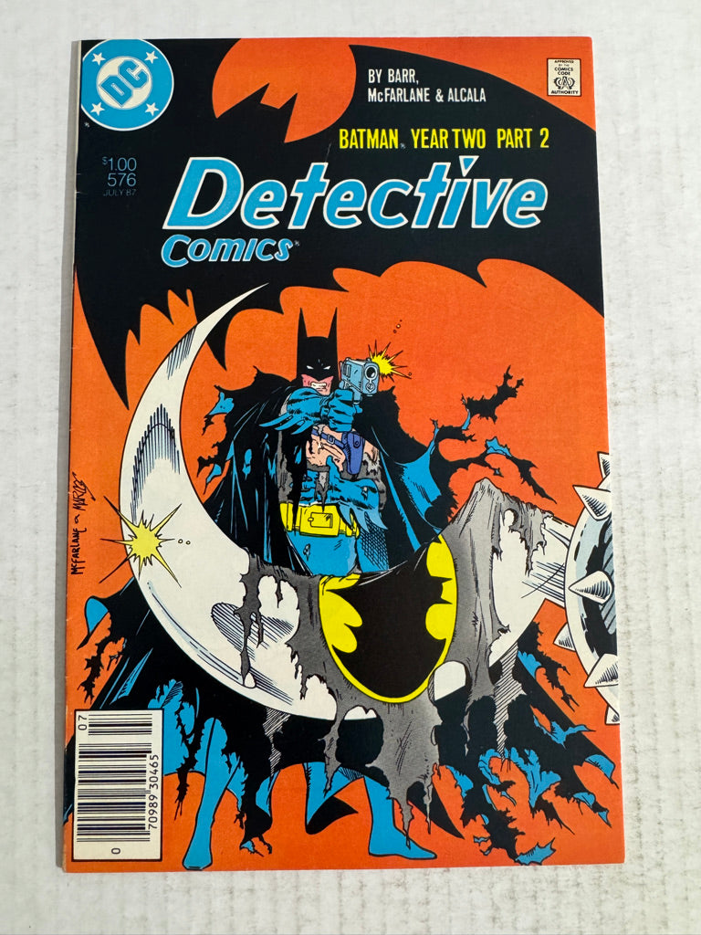 DETECTIVE COMICS #576 FN Todd McFarlane Cover CANADIAN PRICE VARIANT