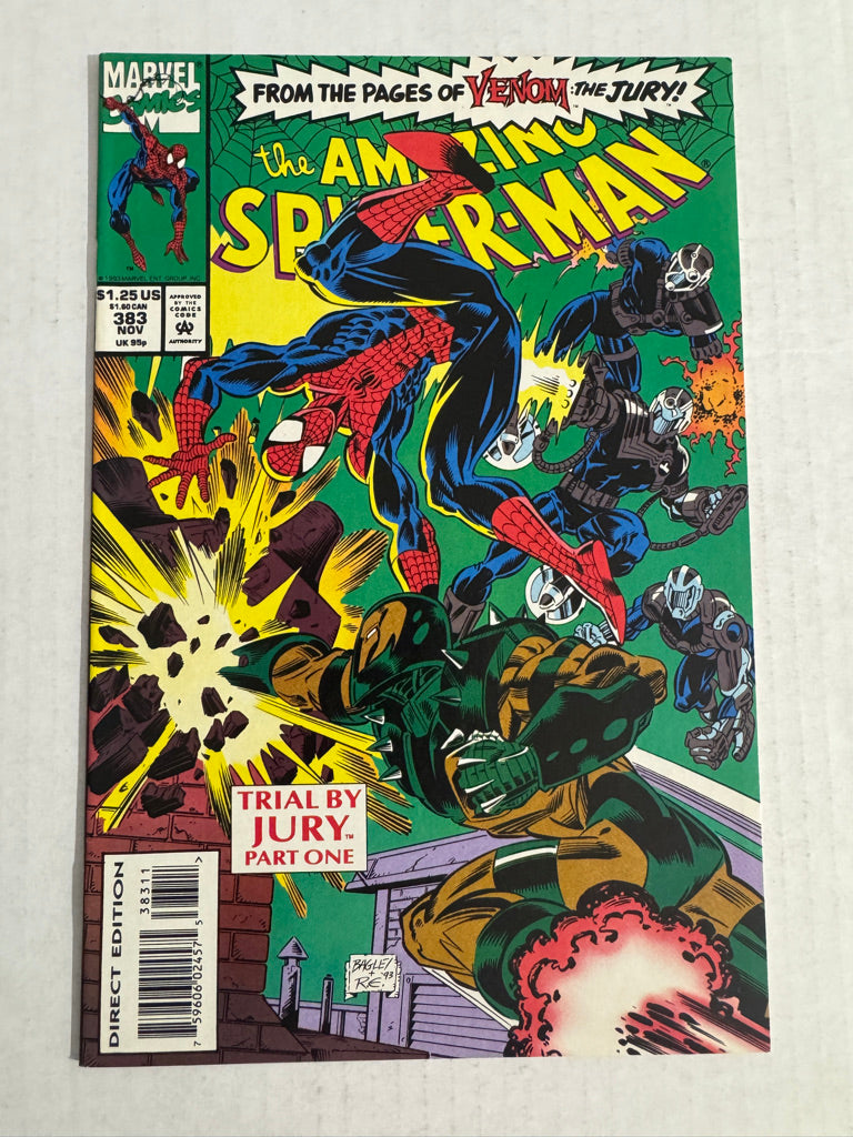 AMAZING SPIDER-MAN #383 NM Mark Bagley Cover