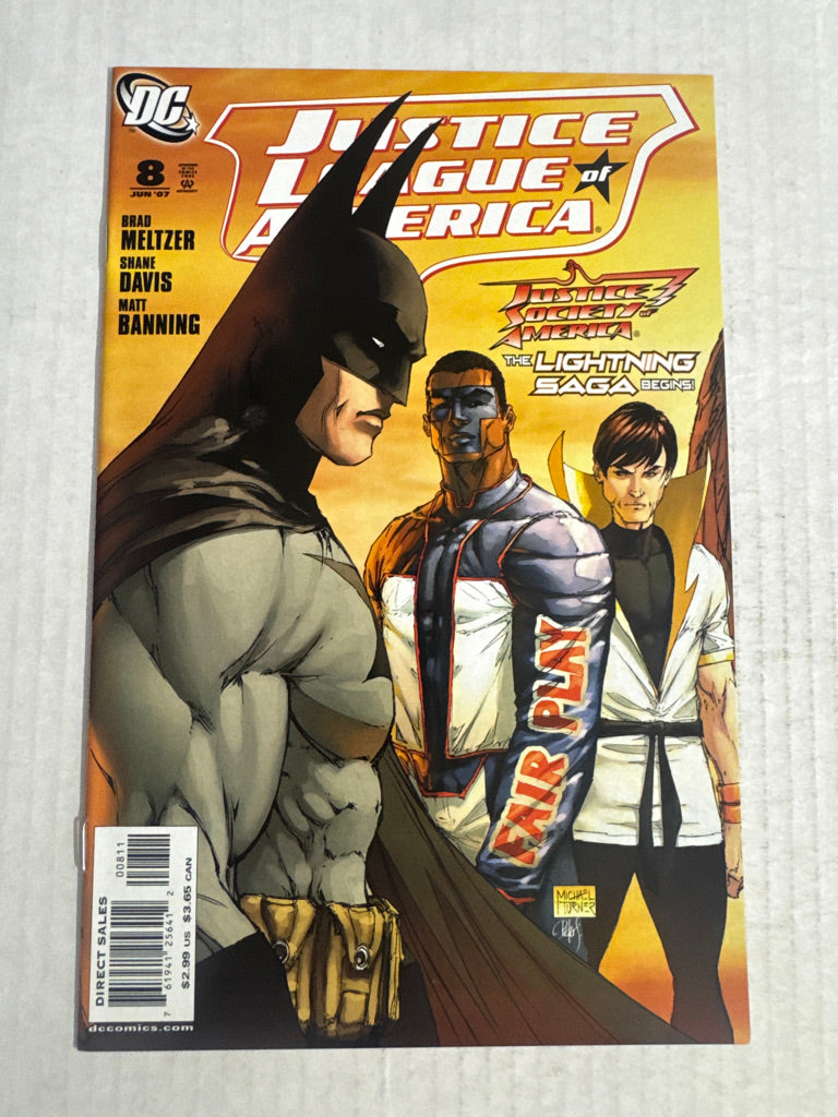 JUSTICE LEAGUE OF AMERICA #8 Vol 2 Michael Turner Cover