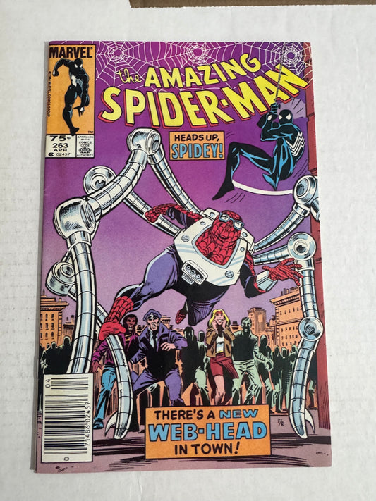 AMAZING SPIDER-MAN #263 VF/NM 1ST APPEARANCE CANADIAN PRICE VARIANT