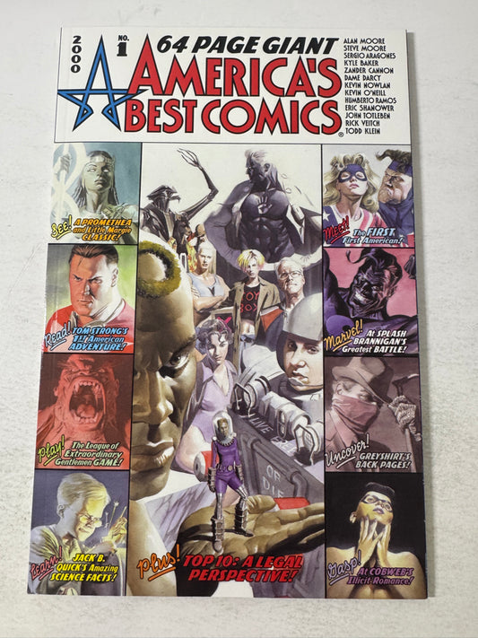 AMERICA'S BEST COMICS 64 PAGE GIANT NM Alex Ross Cover