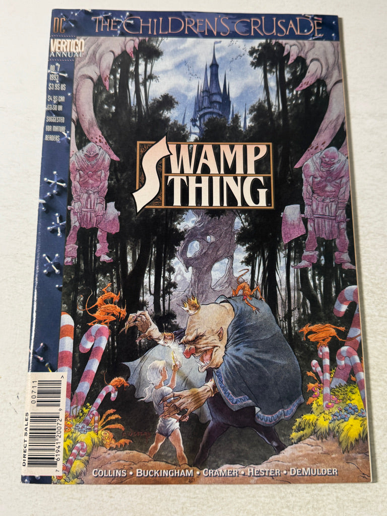 SWAMP THING ANNUAL #7 1993 VF/NM Charles Vess Cover