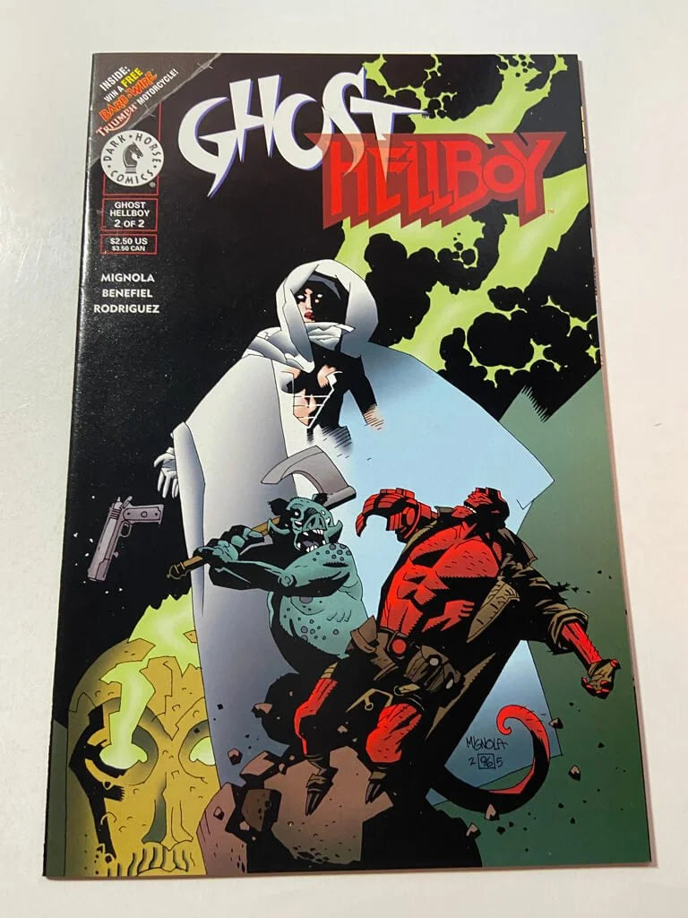 GHOST HELLBOY #2 NM- Mike Mignola Cover