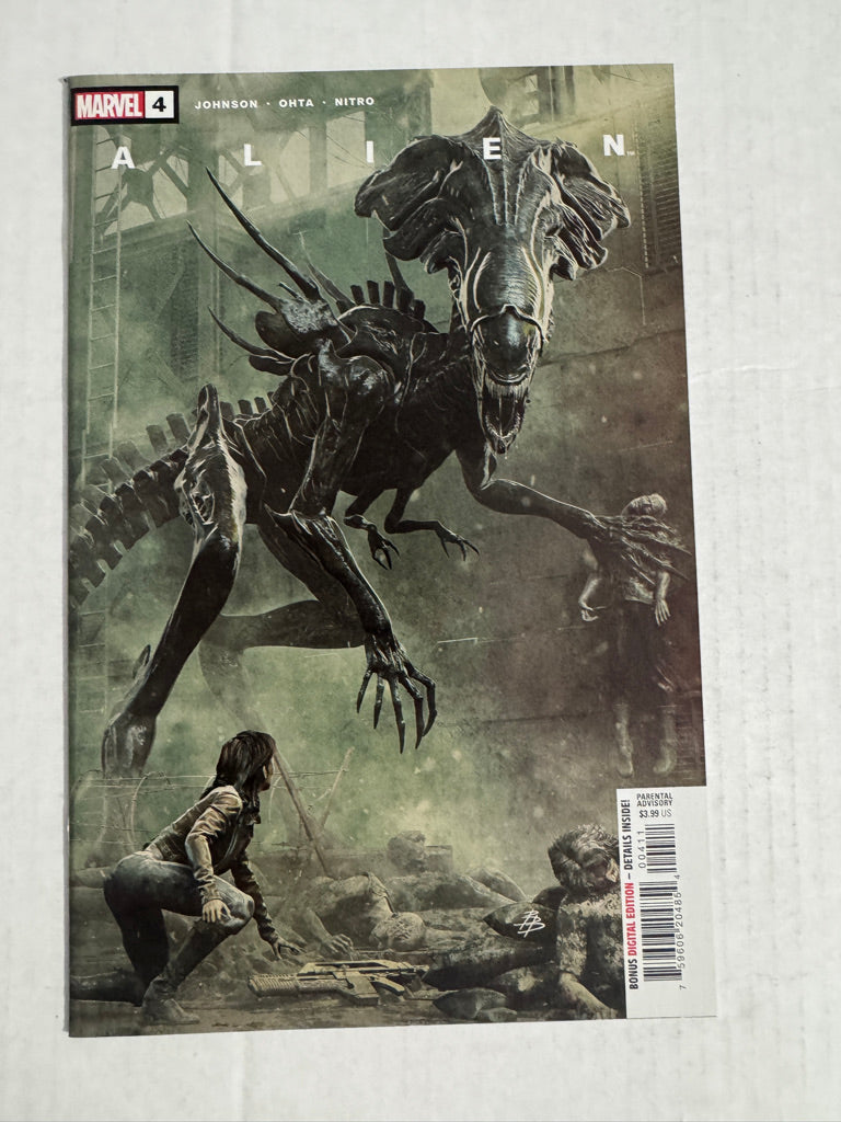 ALIEN #4 Vol 2 NM Bjorn Barends Cover
