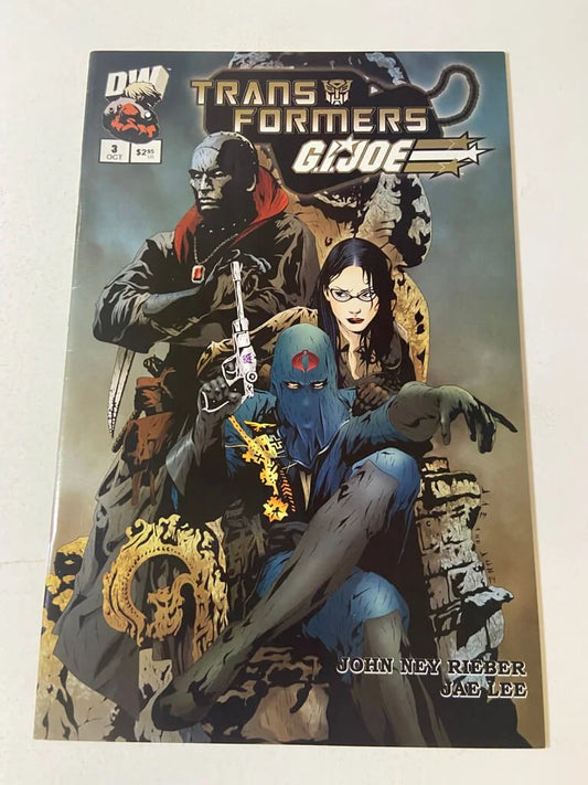 TRANSFORMERS GI JOE #3 NM Jae Lee Cover