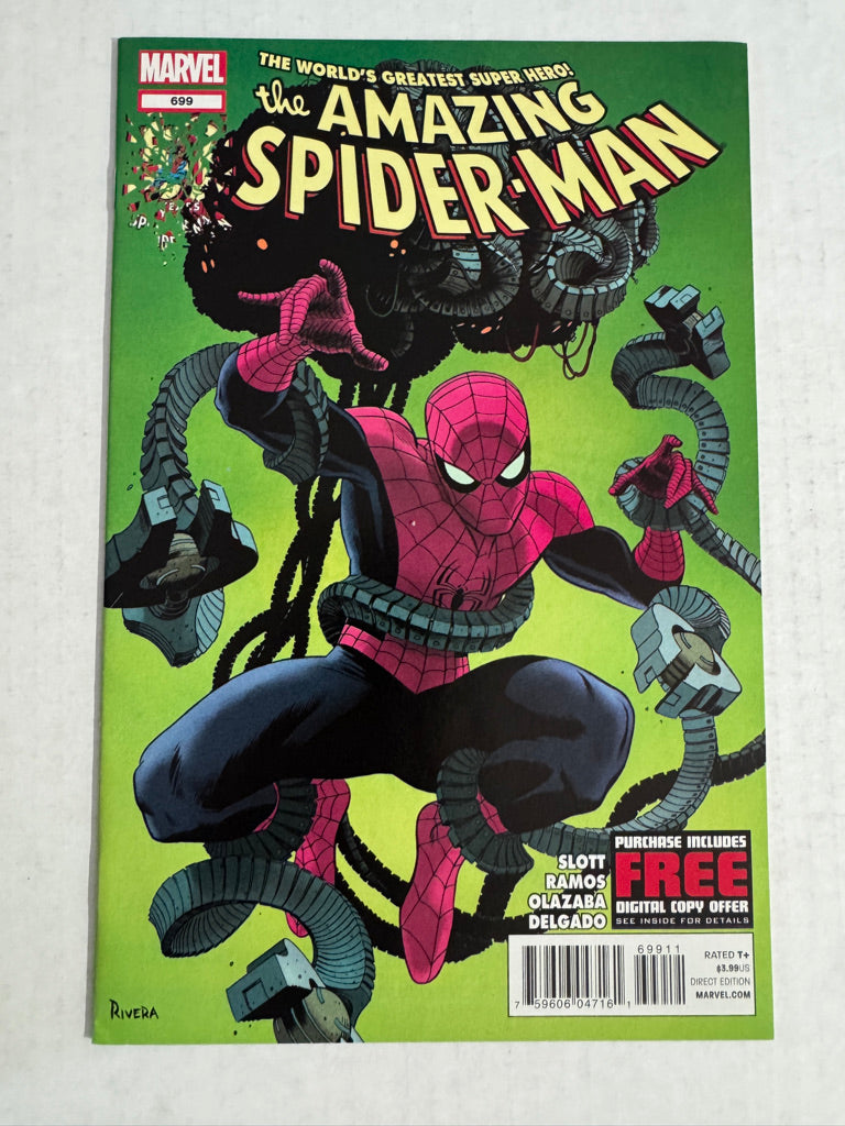 AMAZING SPIDER-MAN #699 VF/NM Paulo Rivera Cover