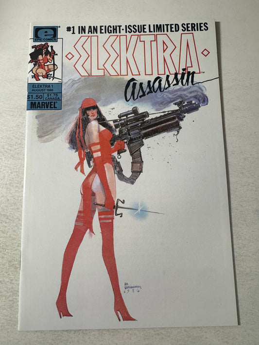 ELEKTRA ASSASSIN #1 Bill Sienkiewicz Cover